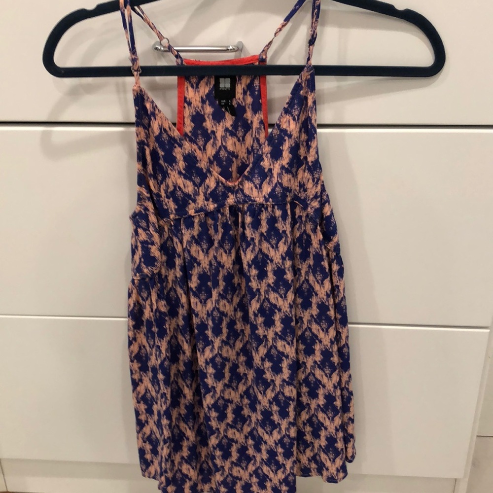 Insight patterned tank top
